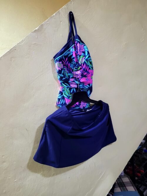 TRAJE DE BAÑO P/DAMA 2 PIEZAS ELLEN TRACY (TALLA M)