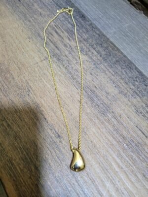 EN CADENA 45CM ORO 14K DIJE DE GOTA