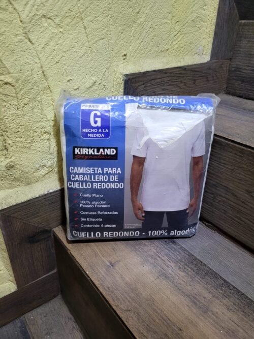 CAMISETA CUELLO REDOND PARA CABALLERO KIRKLAND SIGNATURE (G)
