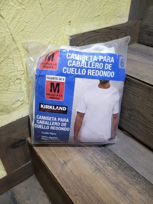 CAMISETA CUELLO REDOND PARA CABALLERO KIRKLAND SIGNATURE (M)