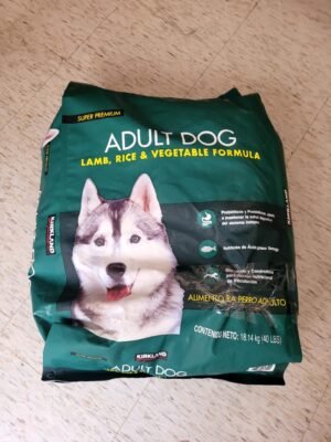 ALIMENTO PERRO ADULTO CORDERO/ARROZ 18.1 KG KIRKLAND SIGNATURE
