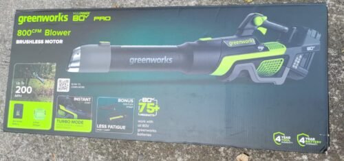 SOPLADORA ELÉCTRICA GREENWORKS