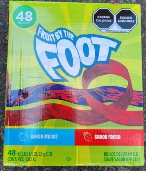 ROLLOS DE CARAMELO 46 PZAS FRUIT BY THE FOOT