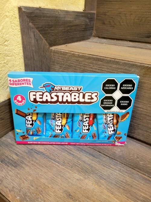 BARRAS DE CHOCOLATE 3/60 G MR BEAST