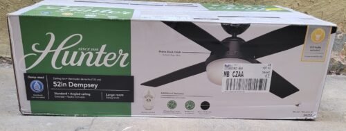 VENTILADOR DE TECHO DEMPSEY 52" HUNTER