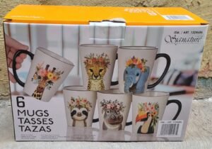 TAZAS 503ML 6 PIEZAS SIGNATURE HOUSEWARES