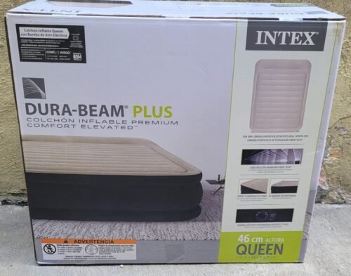 COLCHON INFLABLE CON BOMBA DE AIRE INTEX