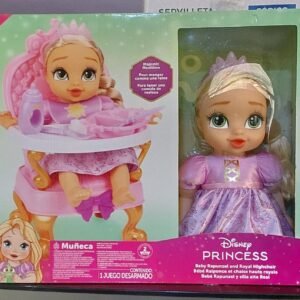 BEBÉ CON SILLA ALTA Y ACCESORIOS DISNEY PRINCESAS