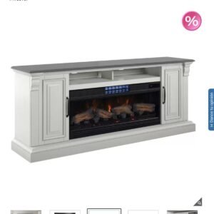 CON CALEFACTOR ELÉCTRICO Y VENTILADOR TRESANTI, CHIMENEA