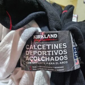 CALCETINES 8 PARES PARA CABALLERO KIRKLAND SIGNATURE BLANCOS