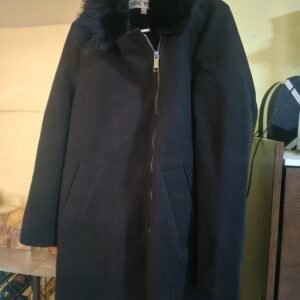 ABRIGO CON CIERRE PARA DAMA NINE WEST TALLA M NEGRO