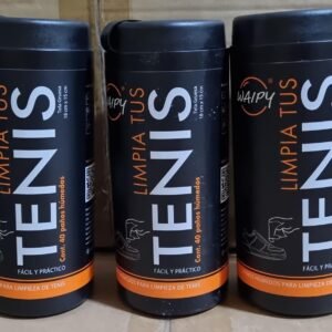 TOALLAS PARA LIMPIAR TENIS 120 PAÑOS WAIPY 3 PACK