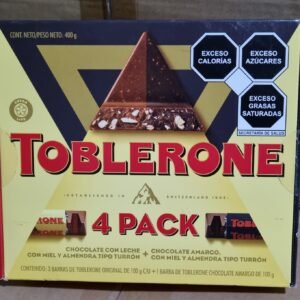 BARRAS DE CHOCOLATE 4/100 G TOBLERONE