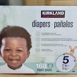 PAÑALES UNISEX ETAPA 5 168 PIEZAS KIRKLAND SIGNATURE