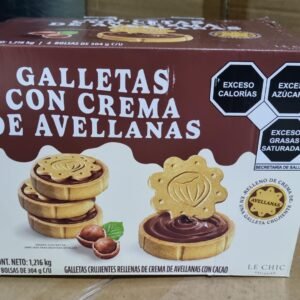 GALLETAS CON CREMA DE AVELLANA 4/304 G LE CHIC PATISSIER