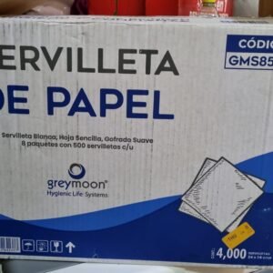 SERVILLETAS DE PAPEL 8/500 PZAS GREY MOON