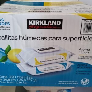 TOALLAS MULTIUSOS 4 PACK DE 80 TOALLITAS KIRKLAND SIGNATURE