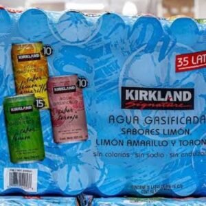 AGUA GASIFICADA CON SABOR 32/355 ML KIRKLAND SIGNATURE