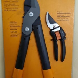 JUEGO DE PODADORA Y TIJERAS PARA PODAR