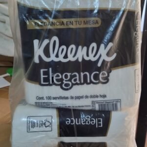 SERVILLETAS KLEENEX ELEGANCE 3 PAQUETES DE 100 PZ