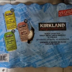 AGUA GASIFICADA CON SABOR 35/355 ML KIRKLAND SIGNATURE